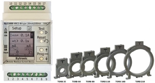 Bytronic differentieel relais type B met torus 60A - 900A